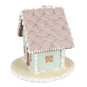 Clayre & Eef 6PR3977 Décoration Maison bleue 13x13x12 cm