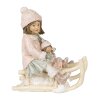 Clayre & Eef 6PR4911 Décorations de Noël Enfant rose 10x6x11 cm