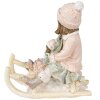 Clayre & Eef 6PR4911 Décorations de Noël Enfant rose 10x6x11 cm