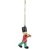 Clayre & Eef 6PR4918 Décoration Pendentif Soldat Rouge Vert 4x2x8 cm