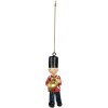 Clayre & Eef 6PR4920 Décoration Pendentif Soldat Rouge Noir 4x2x8 cm