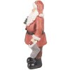 Clayre & Eef 6PR4933 Décoration de Noël statue de Père Noël rouge 17x13x40 cm