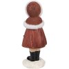 Clayre & Eef 6PR4948 Décoration de Noël Statue denfant rouge, blanc 6x6x13 cm