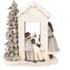 Clayre & Eef 6PR4950 Décorations de Noël Père Noël LED blanc rouge 22x10x23 cm