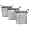 Clayre & Eef 6Y5461 Set de pots de fleurs pour lintérieur (3 pièces)