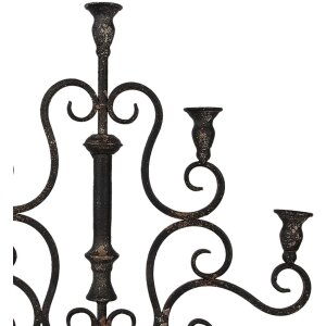 Clayre & Eef 6Y5475 Chandelier noir 46x14x49 cm