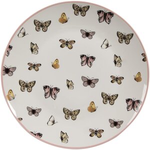 Clayre & Eef BPDDP Vaisselle Assiette plate blanche...