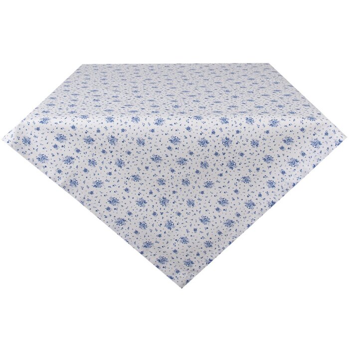 Clayre & Eef BRB01 Nappe carrée bleue 100x100 cm