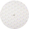 Clayre & Eef CFL48 Torchon blanc Ø 80 cm