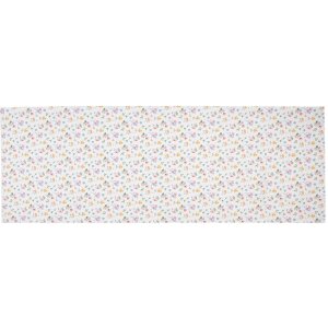 Clayre & Eef CFL64 Chemin de table blanc 50x140 cm