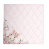 Clayre & Eef FEB43-1 Set de 6 serviettes de table en coton rose 40x40 cm