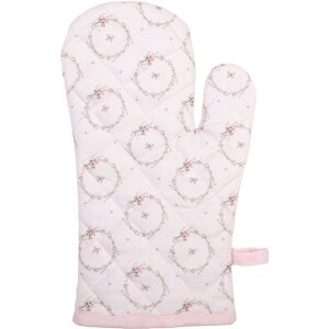 Clayre & Eef FEB44-1 Gants de four rose 18x30 cm