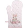 Clayre & Eef FEB44-1 Gants de four rose 18x30 cm