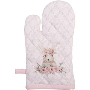 Clayre & Eef FEB44K Gant de four enfant rose 12x21 cm