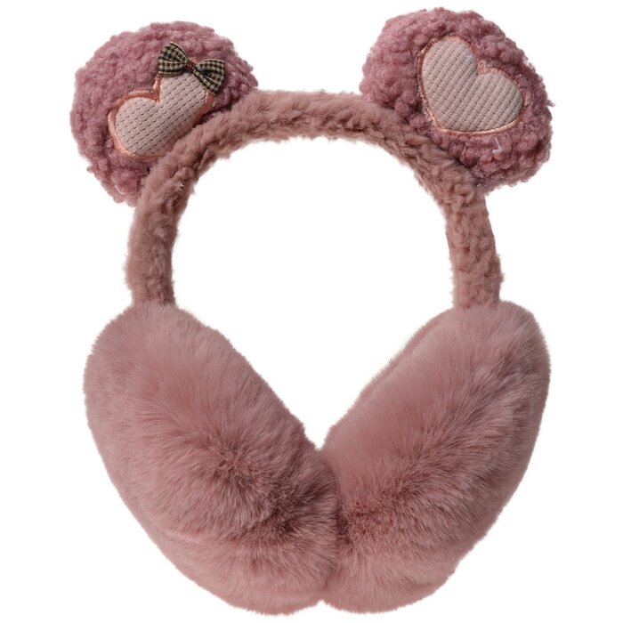 Juleeze JZCEW0005P Cache-oreilles Enfants Rose Moelleux 100% Polyester