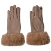 Juleeze JZGL0043BE Gants dhiver Beige 8x24 cm