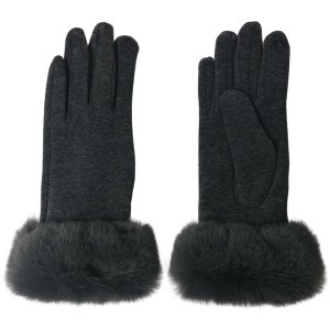 Juleeze JZGL0043G Gants dhiver Gris 8x24 cm