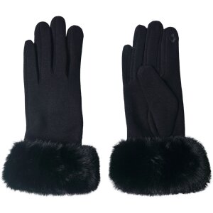 Juleeze JZGL0043Z Gants dhiver Noir 8x24 cm