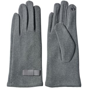 Juleeze JZGL0044 Gants dhiver Gris 8x24 cm