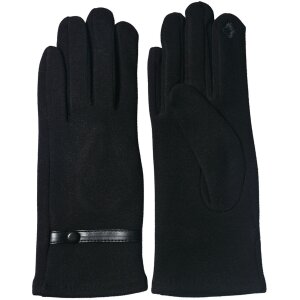 Juleeze JZGL0047Z Gants dhiver Noir 8x24 cm