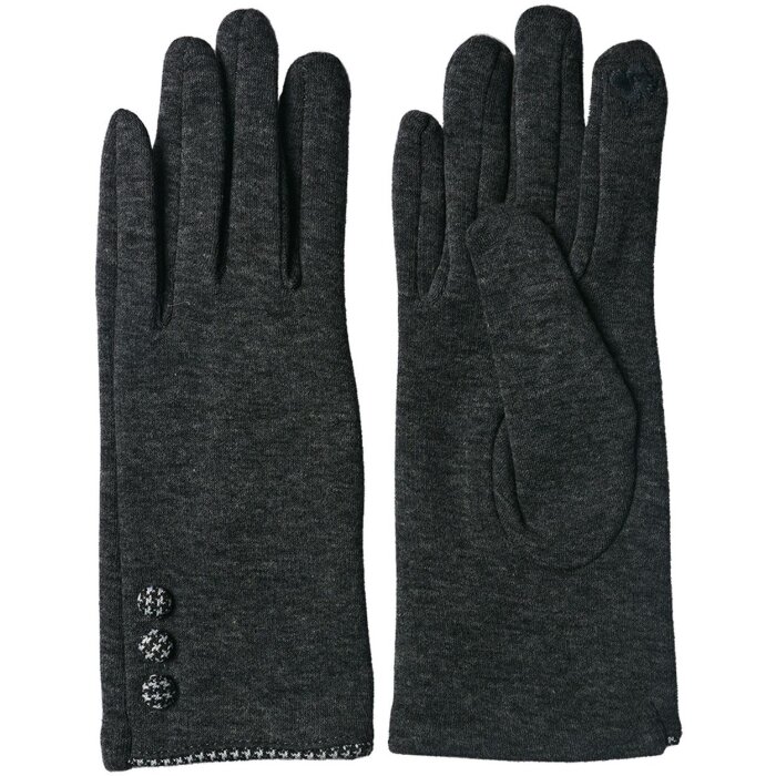 Juleeze JZGL0048G Gants dhiver Gris 8x24 cm