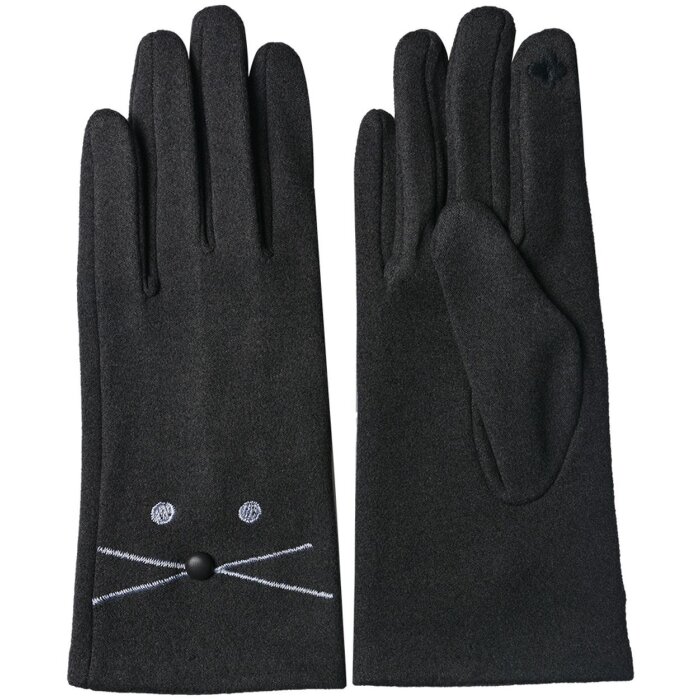 Juleeze JZGL0050 Gants dhiver Gris 8x24 cm