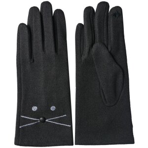 Juleeze JZGL0050 Gants dhiver Gris 8x24 cm