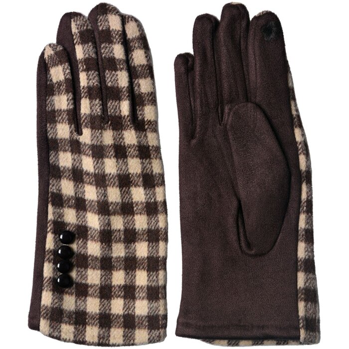 Juleeze JZGL0051CH Gants dhiver Marron 9x24 cm