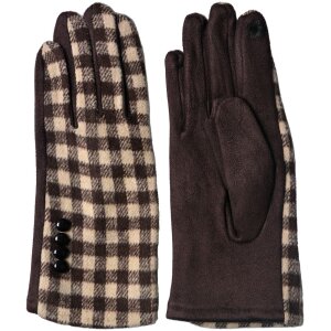 Juleeze JZGL0051CH Gants dhiver Marron 9x24 cm