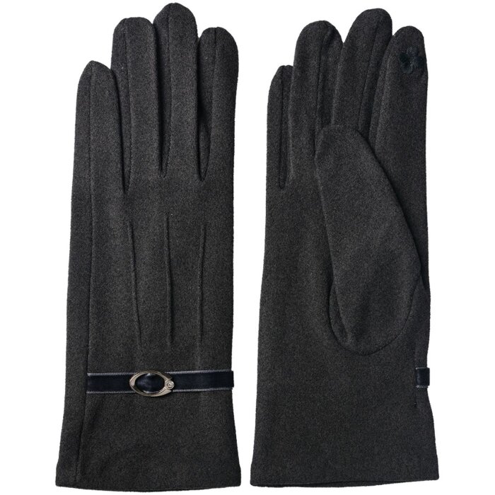 Juleeze JZGL0055 Gants dhiver Gris 8x22 cm