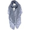 Juleeze JZSC0685G Écharpe Femme Motif Gris 85x180 cm