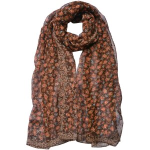 Juleeze JZSC0722CH Écharpe Femme Motif Marron...