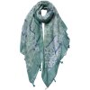 Juleeze JZSC0729 Écharpe Femme Motif Vert Clair 90x180 cm