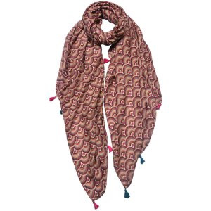 Juleeze JZSC0748CH écharpe femme motif marron...