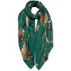 Juleeze JZSC0750GR Écharpe Femme Motif Vert 90x180 cm