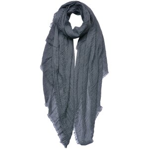 Juleeze JZSC0751DG Écharpe Femme Motif Gris 90x180 cm