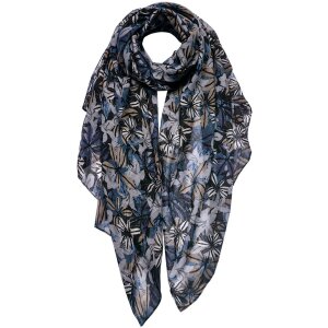 Juleeze JZSC0765Z Écharpe Femme Motif Noir, Gris...