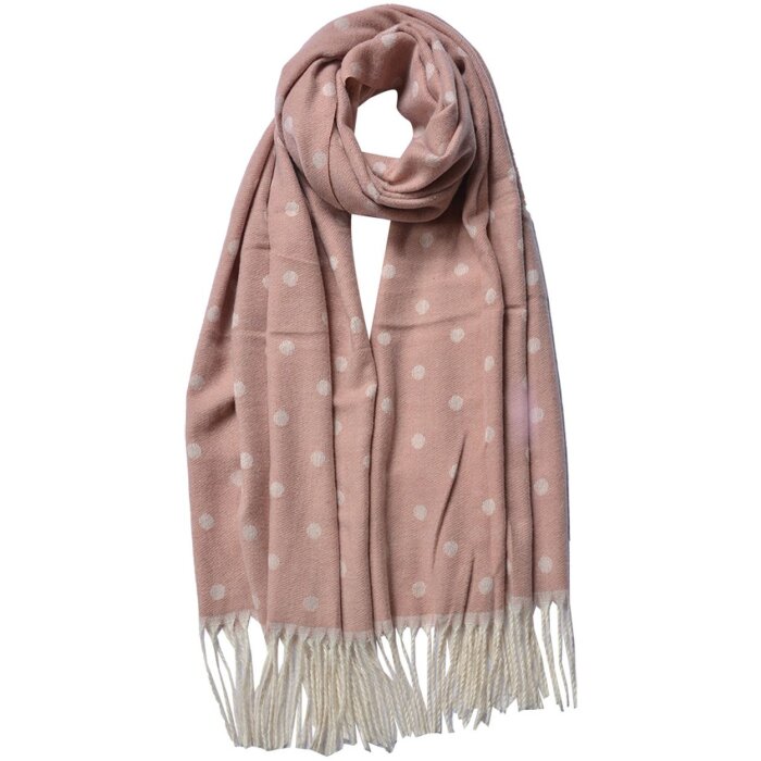 Juleeze JZSC0773P Foulard dhiver Femme Rose 68x180 cm