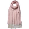 Juleeze JZSC0774P Foulard dhiver Femme Rose 68x180 cm