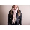 Juleeze JZSC0774P Foulard dhiver Femme Rose 68x180 cm