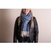 Juleeze JZSC0775BL Foulard dhiver Femme Bleu 68x180 cm