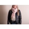 Juleeze JZSC0775P Foulard dhiver Femme Rose 68x180 cm