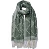 Juleeze JZSC0776GR Foulard dhiver Femme Vert 68x180 cm