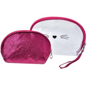 Juleeze JZSET0002F Trousse de toilette rose (set de 2)...