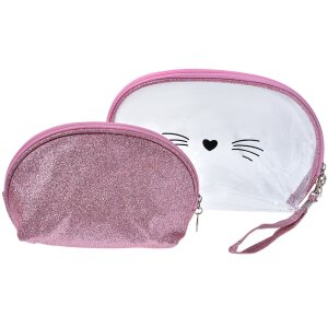 Juleeze JZSET0002P Trousse de toilette rose (set de 2)...