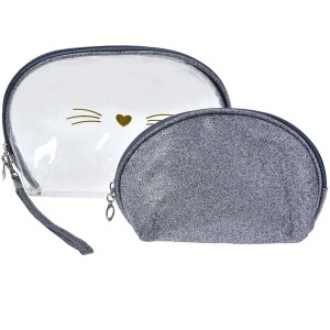 Juleeze JZSET0002ZI Trousse de toilette couleur argent...