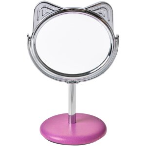 Juleeze JZSP0011 Miroir de table motif chat rose Ø...