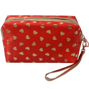 Juleeze JZTB0026R Trousse de toilette rouge 18x10 cm