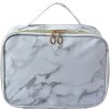 Juleeze JZTB0057 Trousse de toilette femme Blanc, Gris 21x8x13 cm