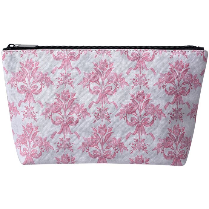 Juleeze JZTT0003-01 Trousse de toilette femme Blanc, Rose 26x6x16 cm